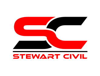 Stewart Civil logo design by icha_icha