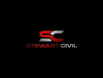 Stewart Civil logo design by Msinur