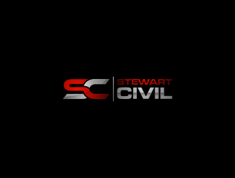 Stewart Civil logo design by Msinur