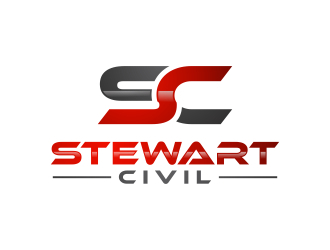 Stewart Civil logo design by javaz