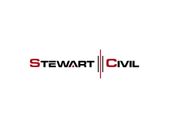 Stewart Civil logo design by ammad