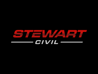 Stewart Civil logo design by GassPoll