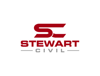 Stewart Civil logo design by wongndeso