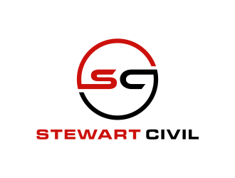 Stewart Civil logo design by GassPoll