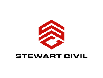 Stewart Civil logo design by GassPoll