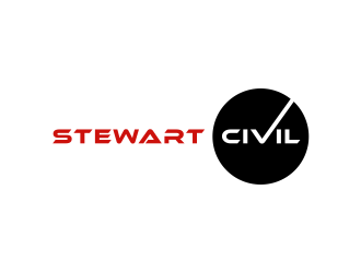 Stewart Civil logo design by GassPoll