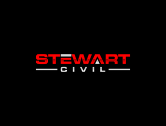 Stewart Civil logo design by RIANW