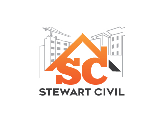 Stewart Civil logo design by adwebicon