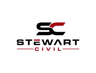 Stewart Civil logo design by dibyo