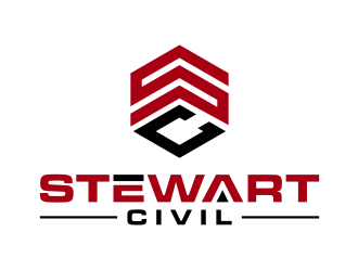 Stewart Civil logo design by puthreeone