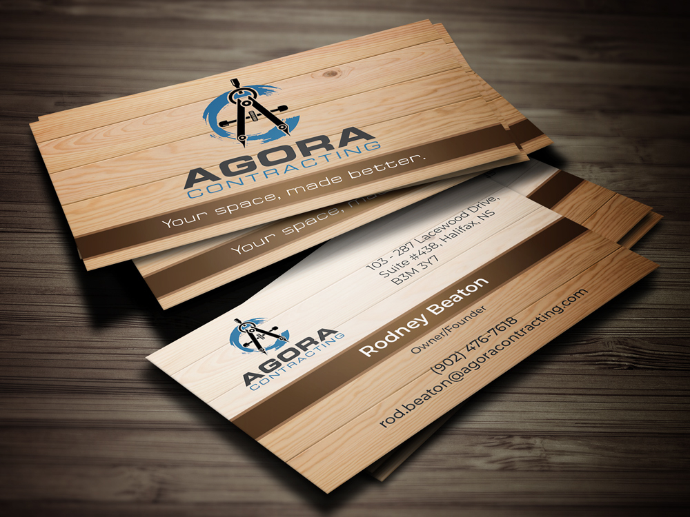 Agora Contracting logo design by rootreeper