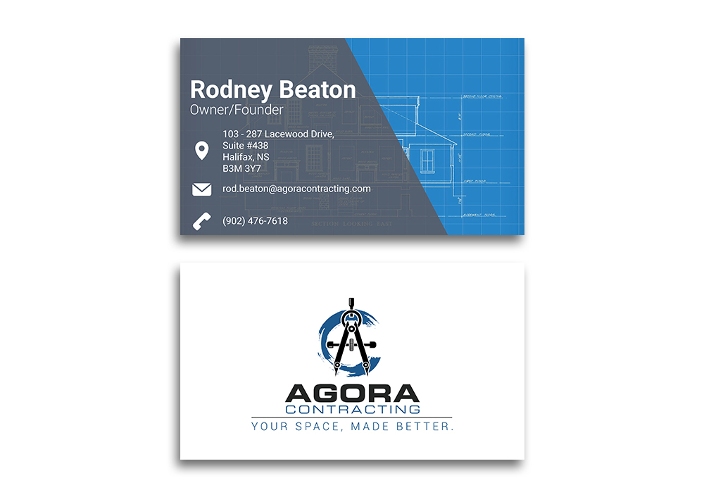 Agora Contracting logo design by daanDesign