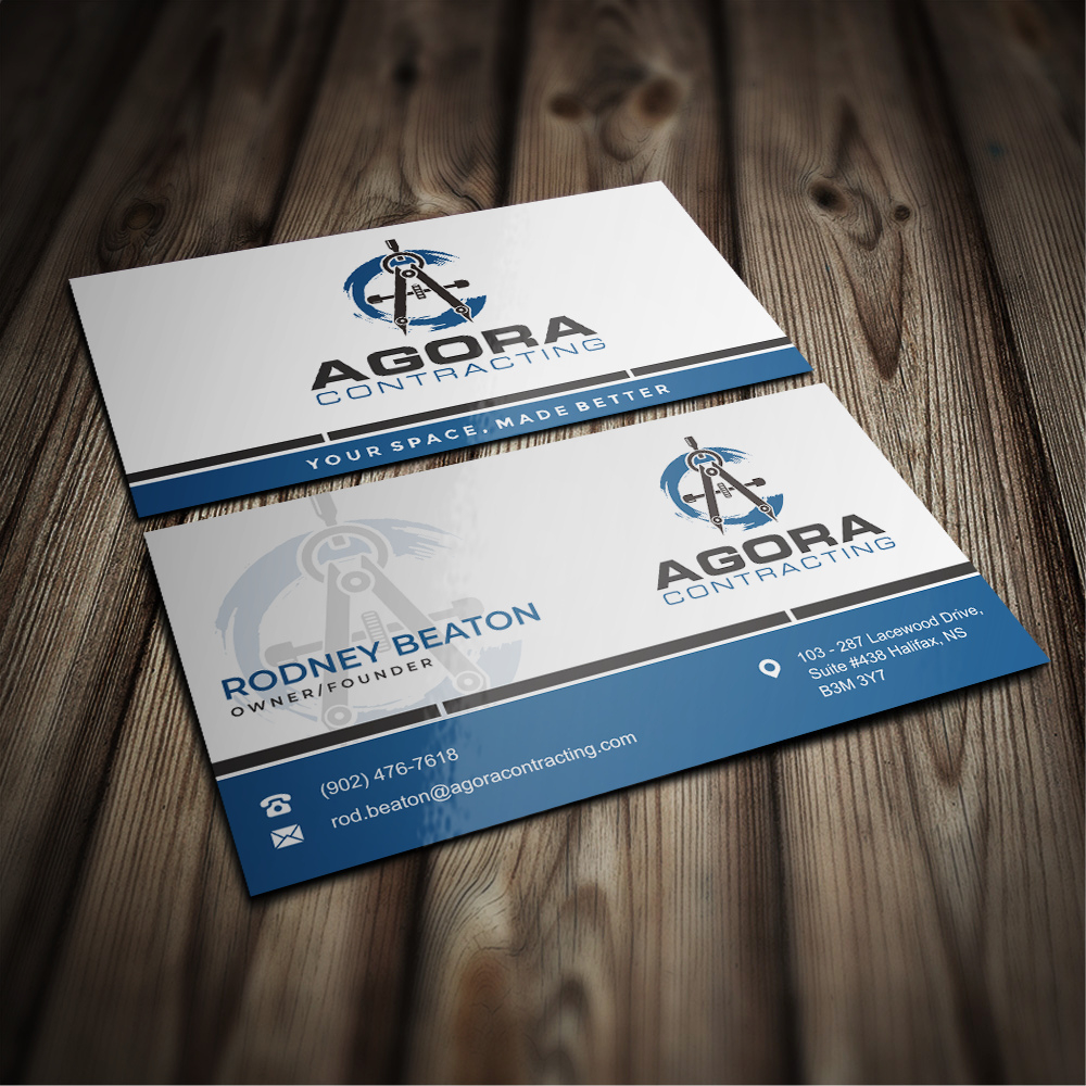 Agora Contracting logo design by zizze23