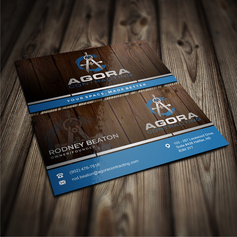 Agora Contracting logo design by zizze23