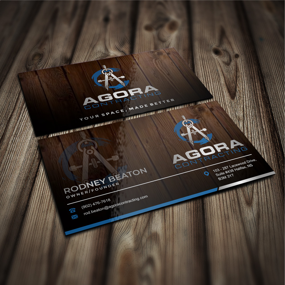 Agora Contracting logo design by zizze23