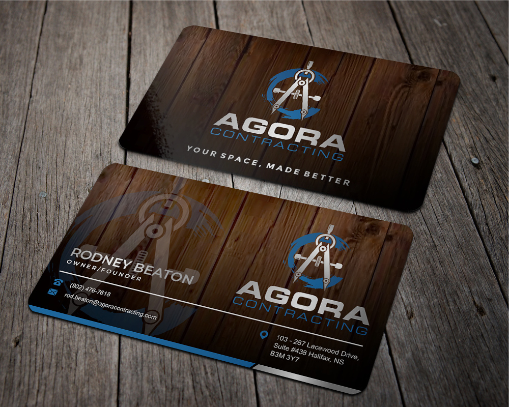 Agora Contracting logo design by zizze23