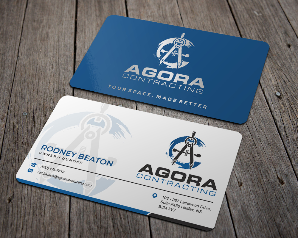 Agora Contracting logo design by zizze23