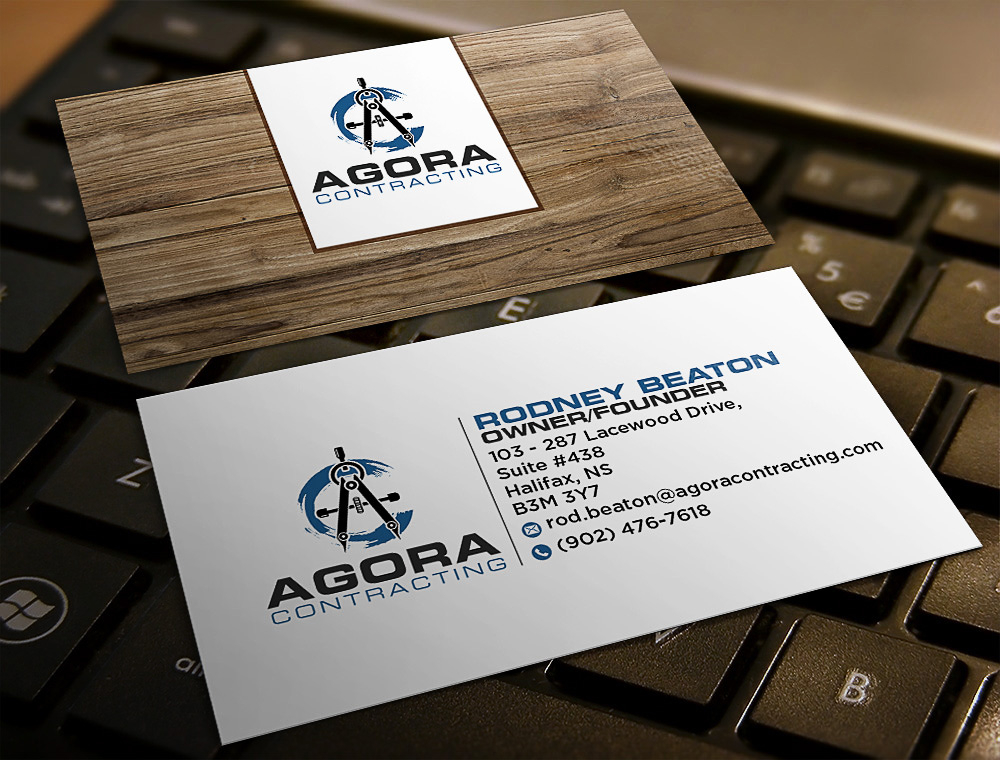 Agora Contracting logo design by scriotx