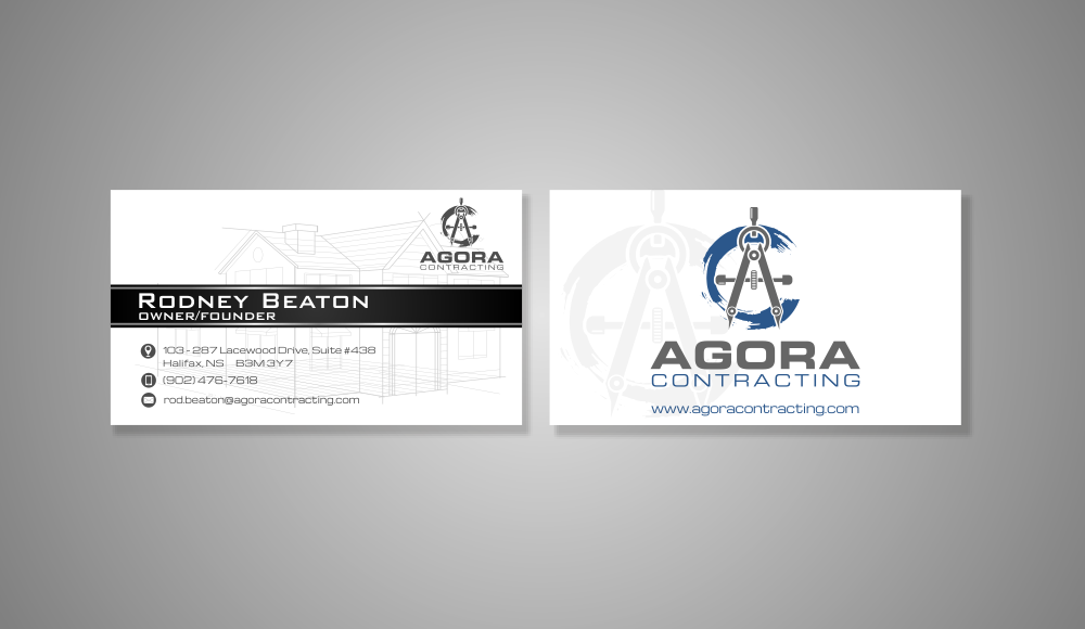 Agora Contracting logo design by Dhieko