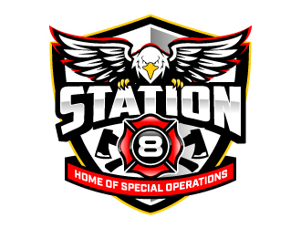 Station 8 logo design by jaize