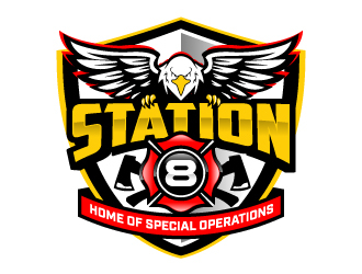 Station 8 logo design by jaize