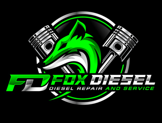 Fox Diesel logo design by DreamLogoDesign