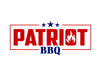 Patriot BBQ  logo design by ingepro