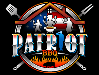 Patriot BBQ  logo design by Suvendu