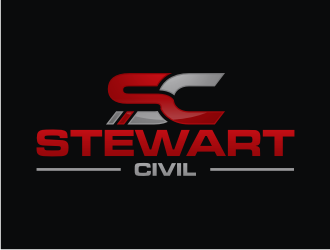 Stewart Civil logo design by muda_belia