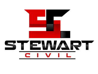 Stewart Civil logo design by DreamLogoDesign