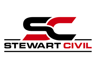 Stewart Civil logo design by DreamLogoDesign