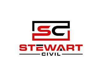 Stewart Civil logo design by alby