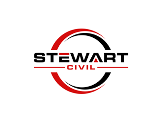 Stewart Civil logo design by alby