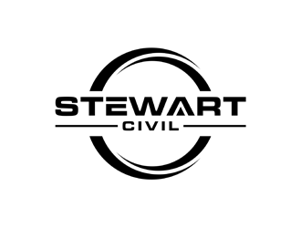 Stewart Civil logo design by alby