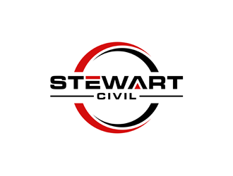 Stewart Civil logo design by alby