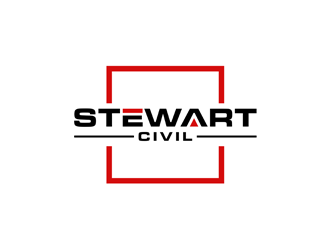 Stewart Civil logo design by alby