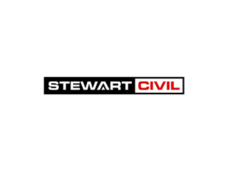 Stewart Civil logo design by alby