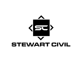 Stewart Civil logo design by alby