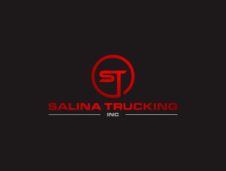 Salina Trucking Inc logo design by kurnia