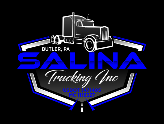 Salina Trucking Inc logo design by qqdesigns