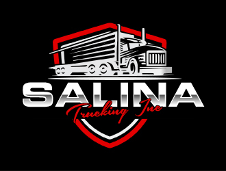 Salina Trucking Inc logo design by AamirKhan