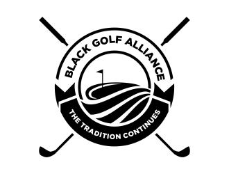 Black Golf Alliance logo design by cikiyunn