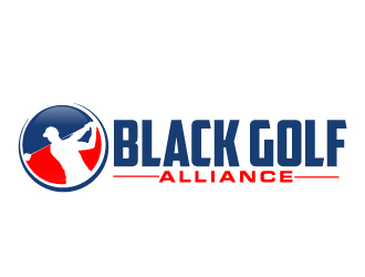 Black Golf Alliance logo design by AamirKhan