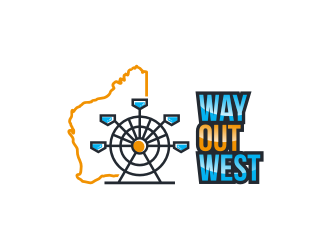 Way Out West logo design by Garmos