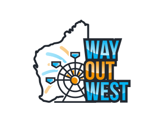 Way Out West logo design by Garmos