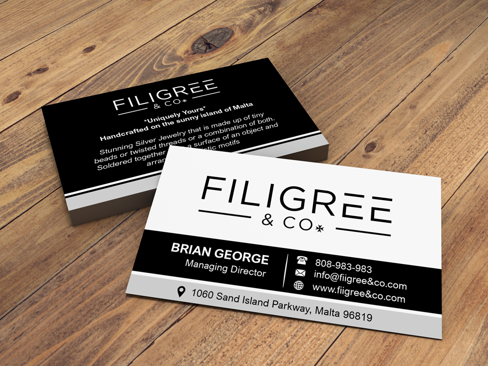 Filigree & Co. logo design by ManishKoli