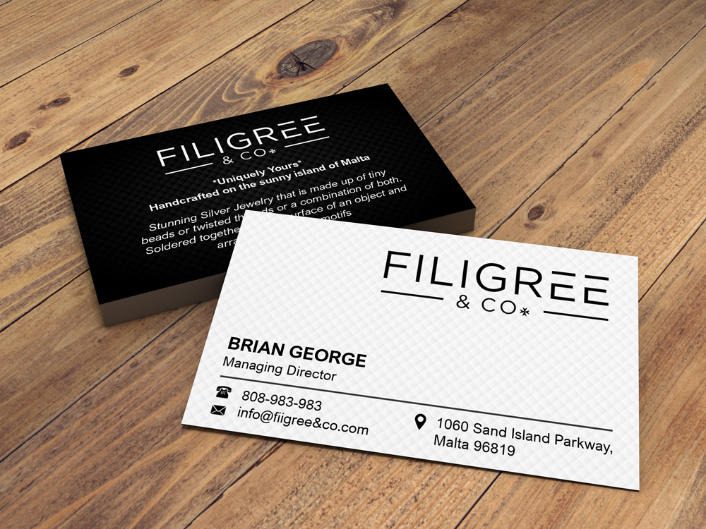 Filigree & Co. logo design by ManishKoli