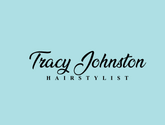 Tracy Johnston Hairstylist logo design by Erasedink