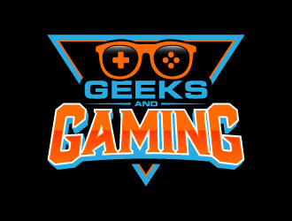 Geeks and Gaming logo design by daywalker