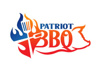 Patriot BBQ  logo design by dasigns